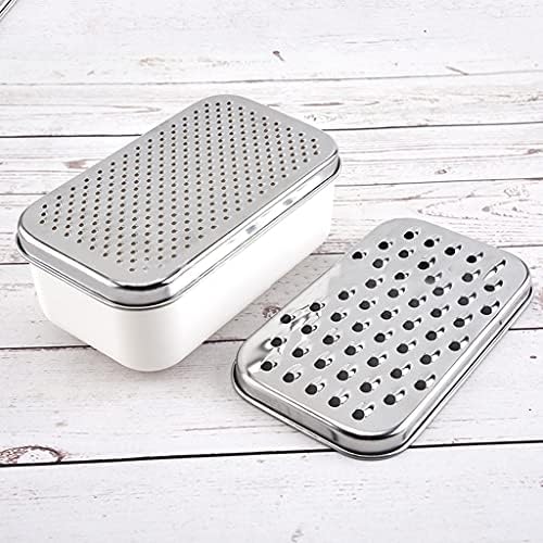 Cheese Grater with Food Saver Container 2 In1 Fruit Vegetable Chopper