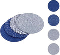 SHACOS 8 Inches Trivets for Hot Dishes, 4 Pieces Cotton Trivets Mats