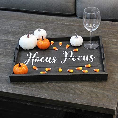 Elegant Designs HG2000-KHP Halloween Witch Decorative Wood Serving