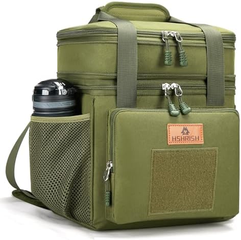 Tactical Lunch Box, Large Expandable Insulated Lunch Bag, Durable