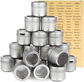 Juvale 20-Pack Magnetic Spice Jars, 3.4 fl oz