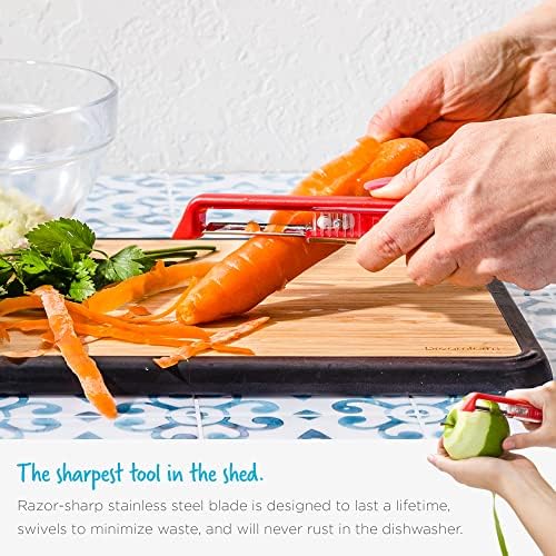 Dreamfarm Sharple Self-Sharpening Vegetable Peeler - Black