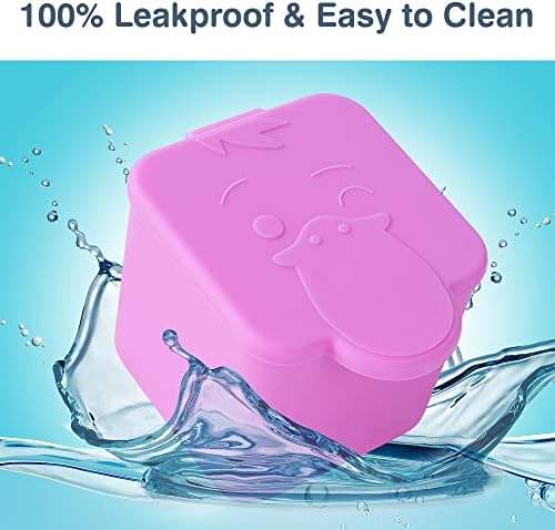 Homotte Leakproof Dips Containers Compatible with Omie Lunch Box for
