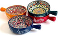 Bohemian Soup Bowls with Handles, 22 Oz French Onion Soup Crocks