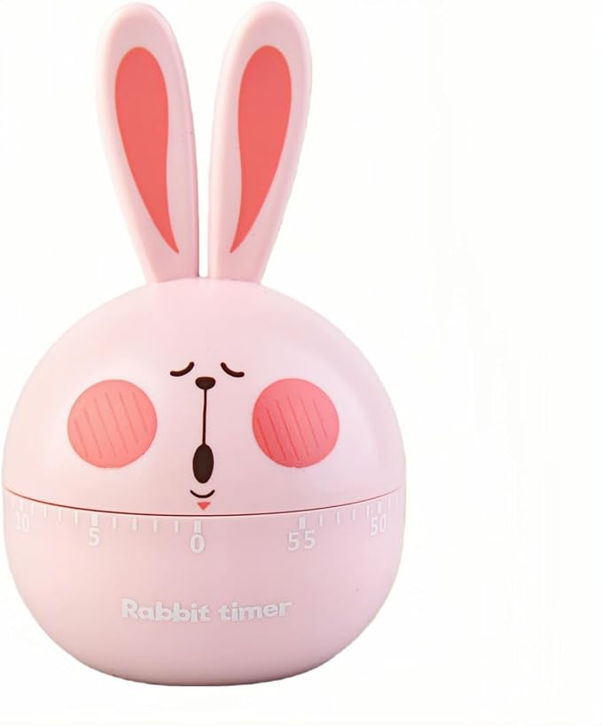 Cartoon Mechanical Kitchen Timer, 60 Minutes Countdown Timer, Mechanical Visual by Unknown