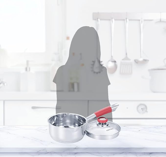 Concord 3 Quart Stainless Steel Saucepan - Image 7