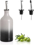 Sweejar Ceramic Olive Oil Dispenser Bottle, Opaque Oil Cruet Protects to Reduce by Sweejarco1949