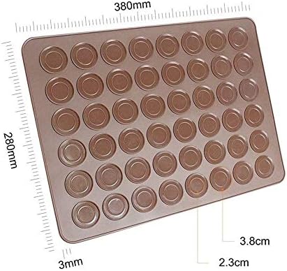 Macaron Silicone Baking Mat Kit, 48 Hole, 4 Nozzles