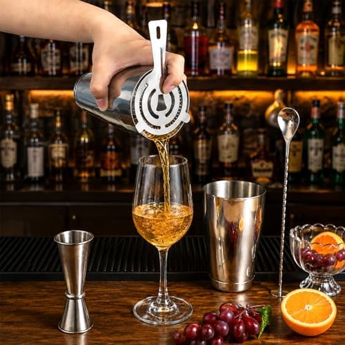 Cocktail Shaker Boston Shaker Set 15 Pcs Professional Bartender Kit