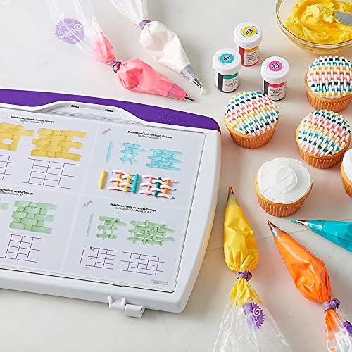Wilton Deluxe Practice Board Set - Practice Piping Stars, Flowers