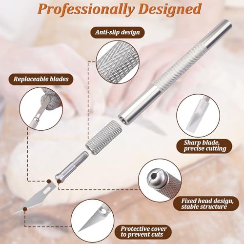 20Pcs Bread Lame Scribing Tool Kit - 2 Precision Scribes with 15