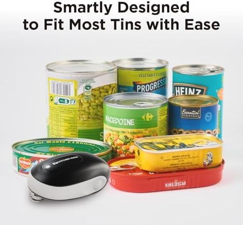 Kitchen Mama One-To-Go Electric Can Opener, White