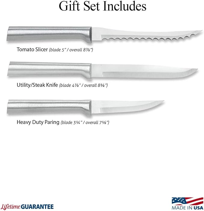Rada Cutlery Cooking Essentials Gift Set, 3-Piece Knife Set, Stainless Steel - Image 2