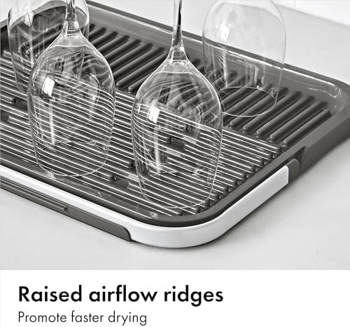 OXO Good Grips Compact Drying Rack with Dish Rest