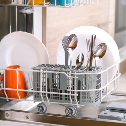 Dishwasher Cutlery Basket, Universal Replacement Cutlery Holder with