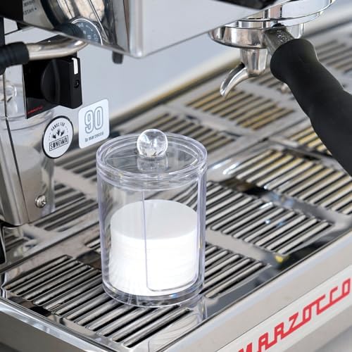 watchget Espresso Paper Filter Holder Coffee Filter Storage Container