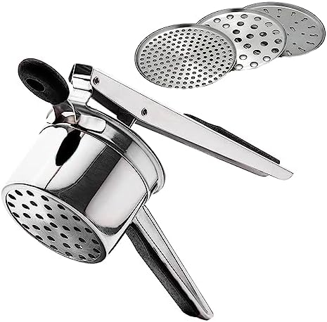 Potato Ricer, Stainless Steel Potato Masher and Ricer Kitchen Tool