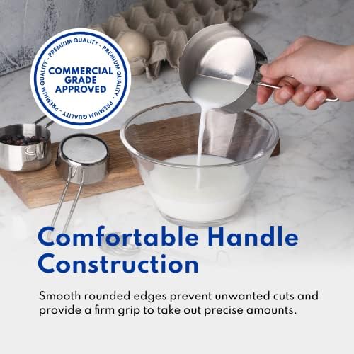 New Star Foodservice 42917 Stainless Steel Measuring Cups & Spoons Set