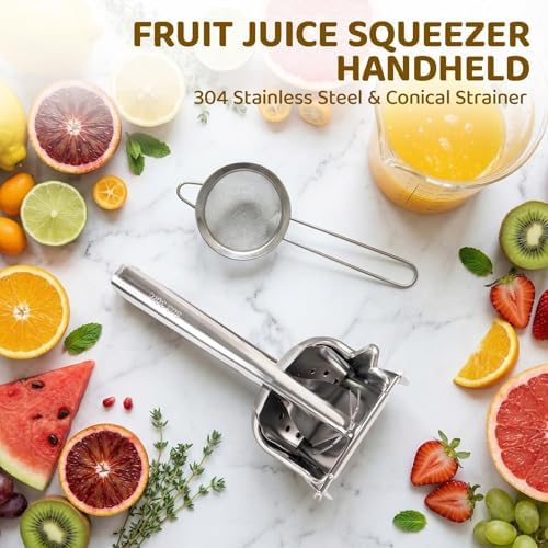 Large 304 Stainless Steel Lemon Squeezer