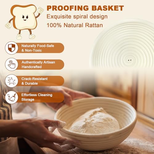 Sourdough Starter Kit with Jar and Baking Supplies