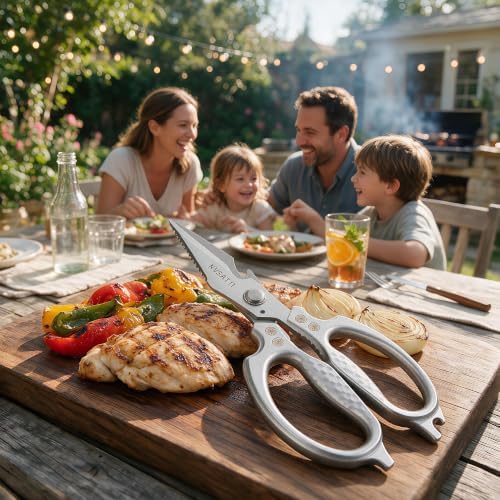 Kitchen Shears for Food Meat Vegetables Cutting Sharp All Purpose