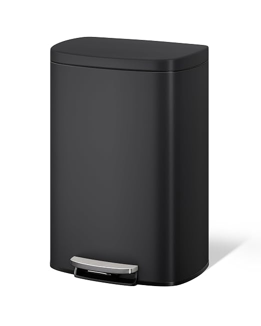 Garvee 13 gal / 50 L Metal Kitchen Trash Can by Garvee