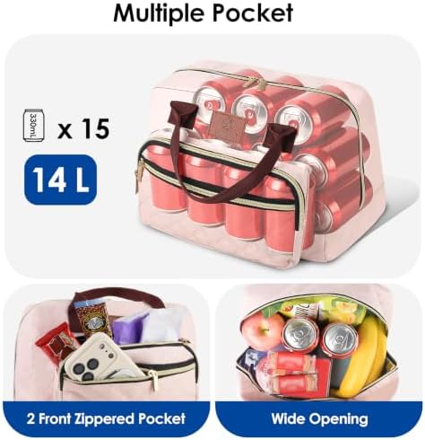 Genteen Insulated Lunch Box for Adult Women Office Work and Teen Girls