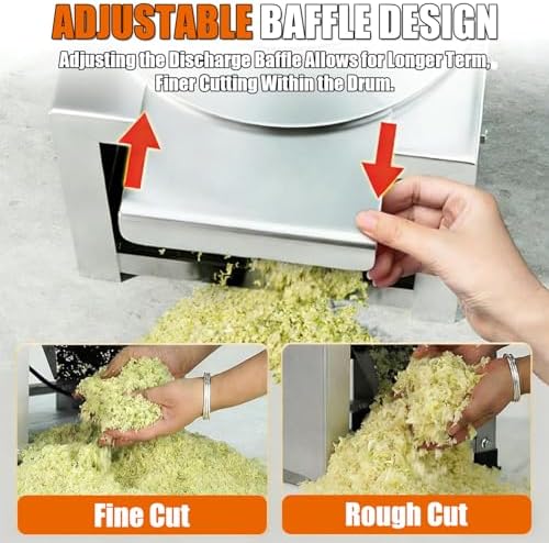 Electric Vegetable Chopper, 1000W, 50-200kg/H Capacity
