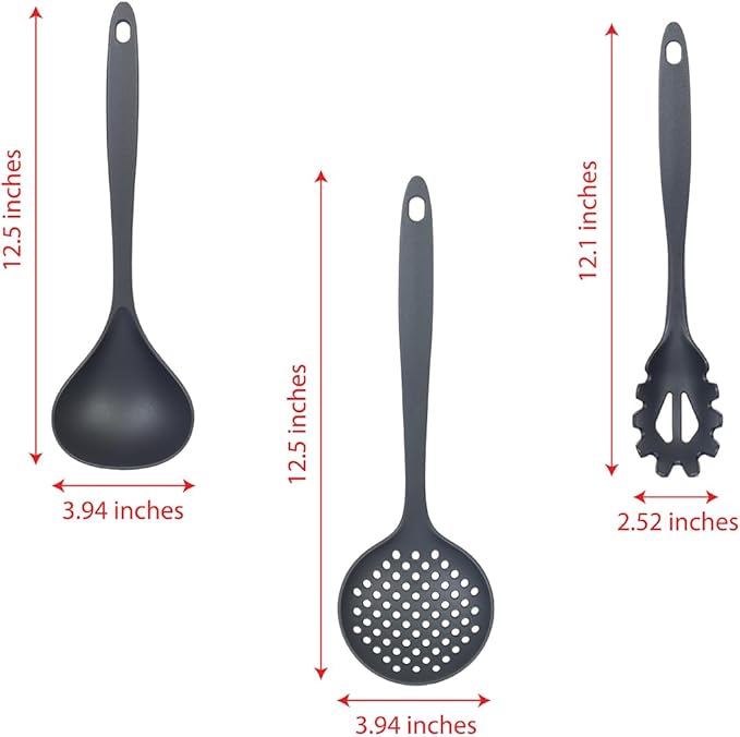 Glad Cooking Kitchen Utensils Set – 7 Pieces, Nylon Tools - Image 4