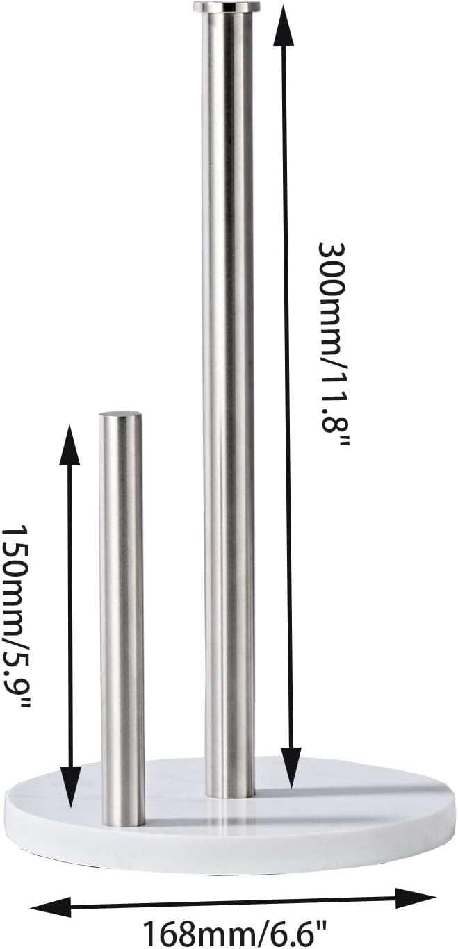 Brushed Nickel Paper Towel Holder, Stainless Steel Paper Towel Holder - Image 4