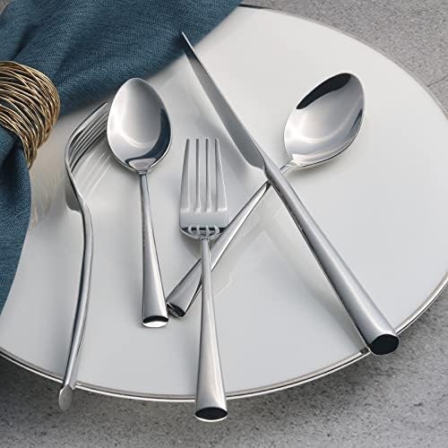 Alata Bailey 20-Piece Forged Silverware Set Stainless Steel Flatware