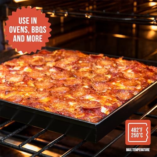 Chef Pomodoro Deep Dish Pizza Pan, Sicilian Pizza Pan, Baking Dish