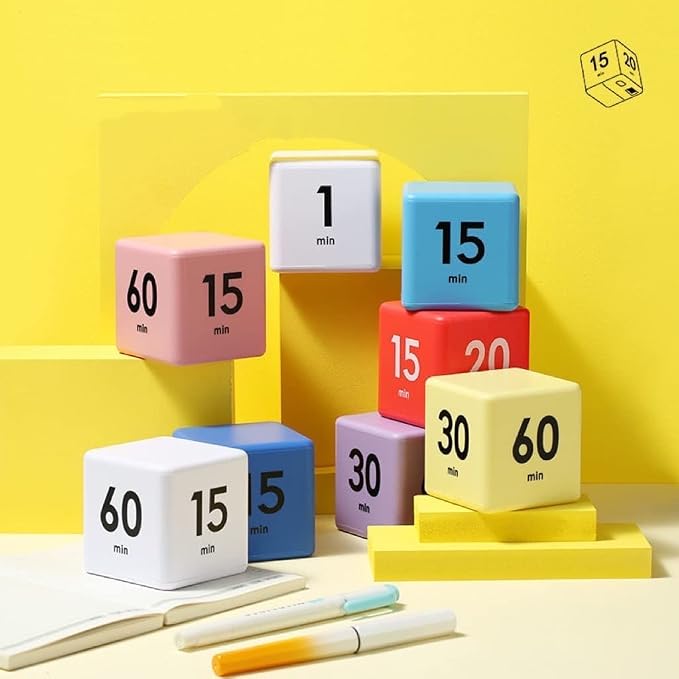 Feilifan Cube Timer, Productivity Flip Timer - Image 5