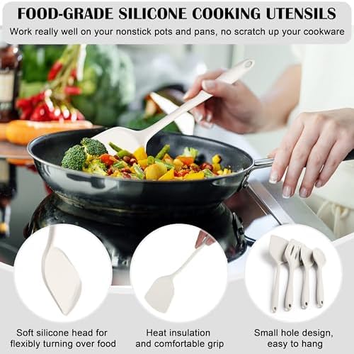 HaWare Kitchen Utensils, 14 PCS Silicone Cooking Utensils Set, Heat