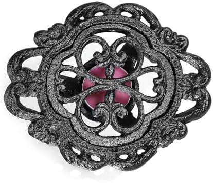 Sumnacon Cast Iron Teapot Warmer Dish Cups Heater Decorative Trivet