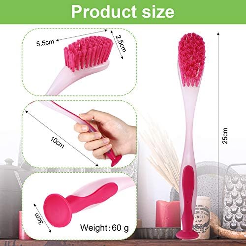5 Pieces Dish Brush Set with Handle