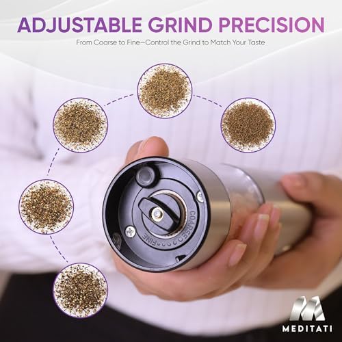 Rechargeable Automatic Salt & Pepper Grinder Set of 2