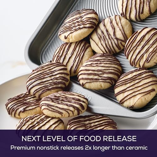 Circulon Nonstick Bakeware Set, Cookie Sheets for Baking Nonstick