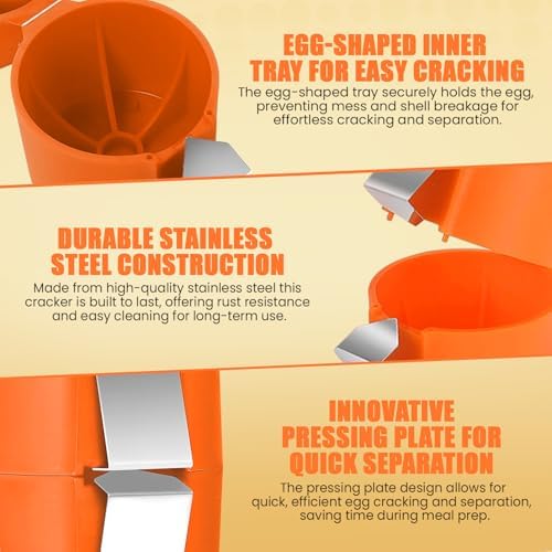 3PCS Egg Shell Opener Tool for Hard-Boiled & Raw Eggs – Egg Cracker
