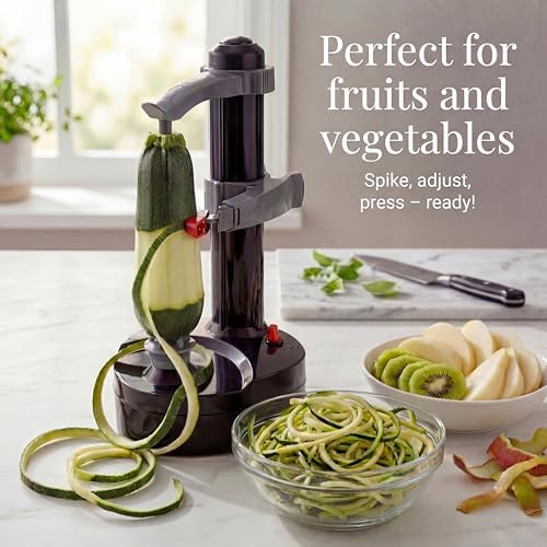 Cordless Electric Potato & Apple Peeler, USB-C Rechargeable