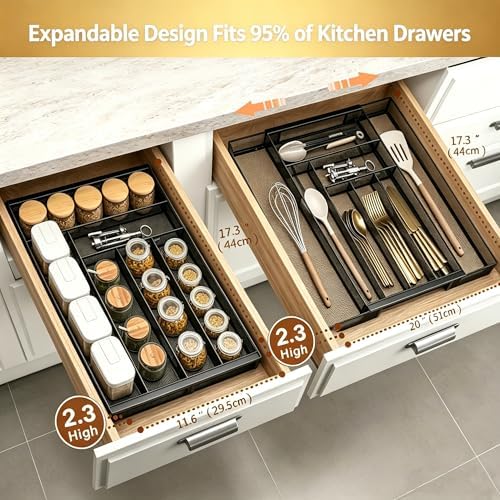 Sedegn Metal Mesh Silverware Organizer, Large