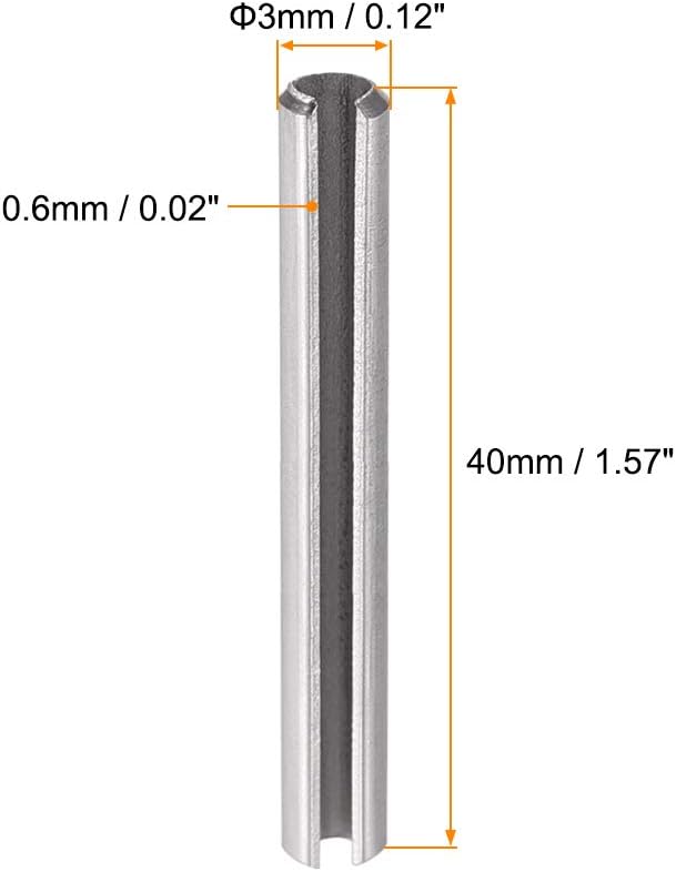 uxcell Slotted Spring Pin - Image 2