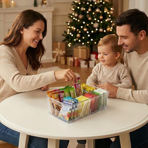 2 Pcs Seasoning Packet Organizer with Detachable Dividers, Storage