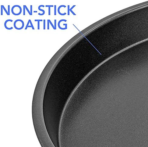 Non-Stick Round Cake Pans & Cookie Sheets Set – Easy-Clean Bakeware
