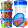 BiuLeon 6 Pack 17oz Freezer Storage Containers