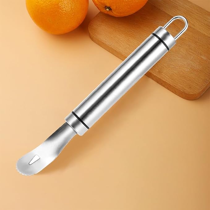 Stainless Steel Orange Peeler Easy and Quick Peeling Long Handle Orange Citrus - Image 7
