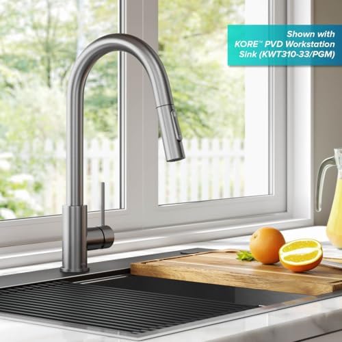 KRAUS 16 in Pull-Down Kitchen Faucet KPF-3104SFS