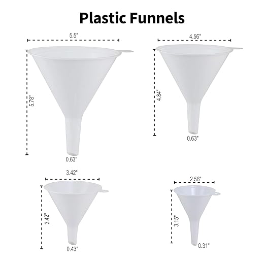 Plastic Funnel Set, Kitchen Funnels - Image 2