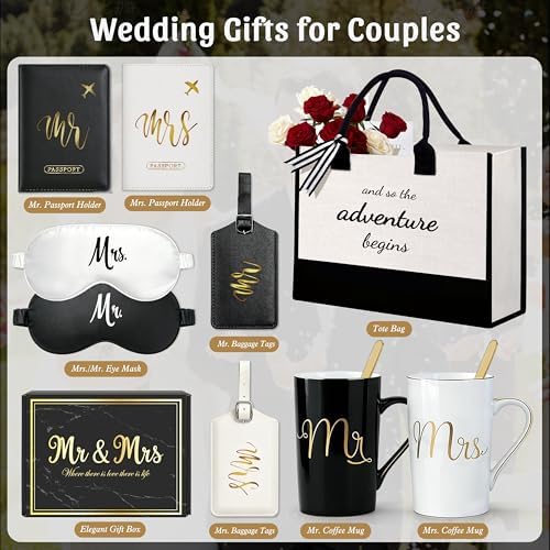 Jumway Wedding Gifts Basket, Gifts for Bridal Shower Engagement