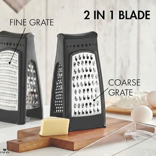 HAKAN Handheld Cheese and Vegetable Grater, 18.5 oz Box